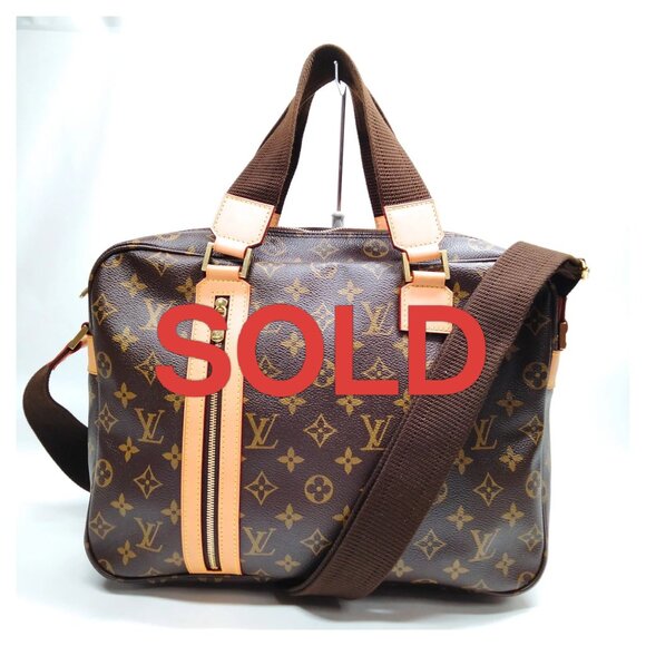 Louis Vuitton LV Hand Bag Sac Bosphore Brown Monogram 1260-030425